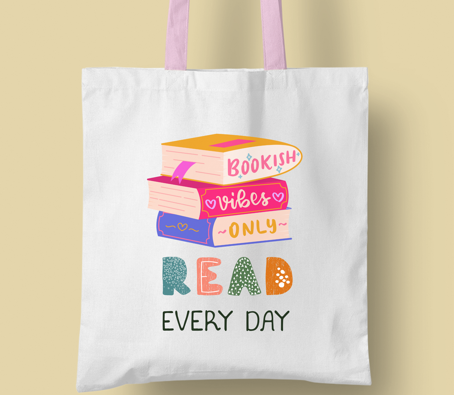 Personalised book club collection tote bag, casual tote your own tote, shopping bag, Gregory bag