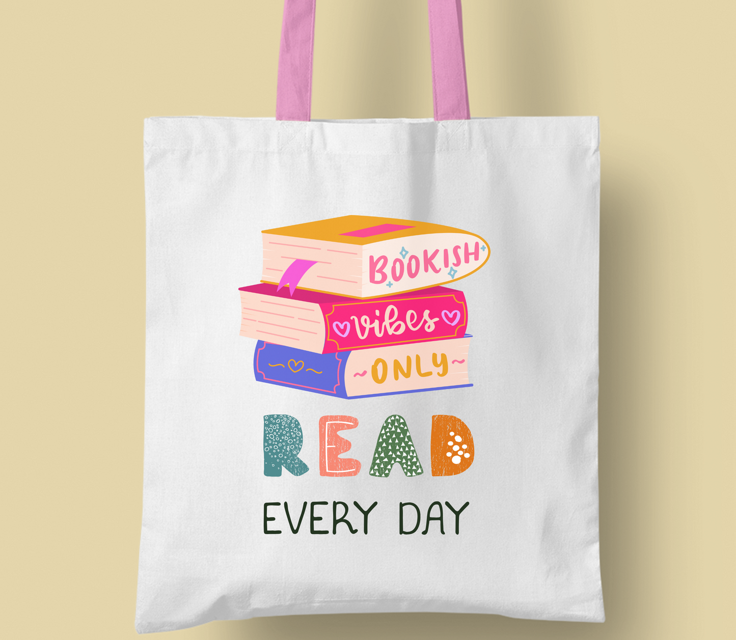 Personalised book club collection tote bag, casual tote your own tote, shopping bag, Gregory bag