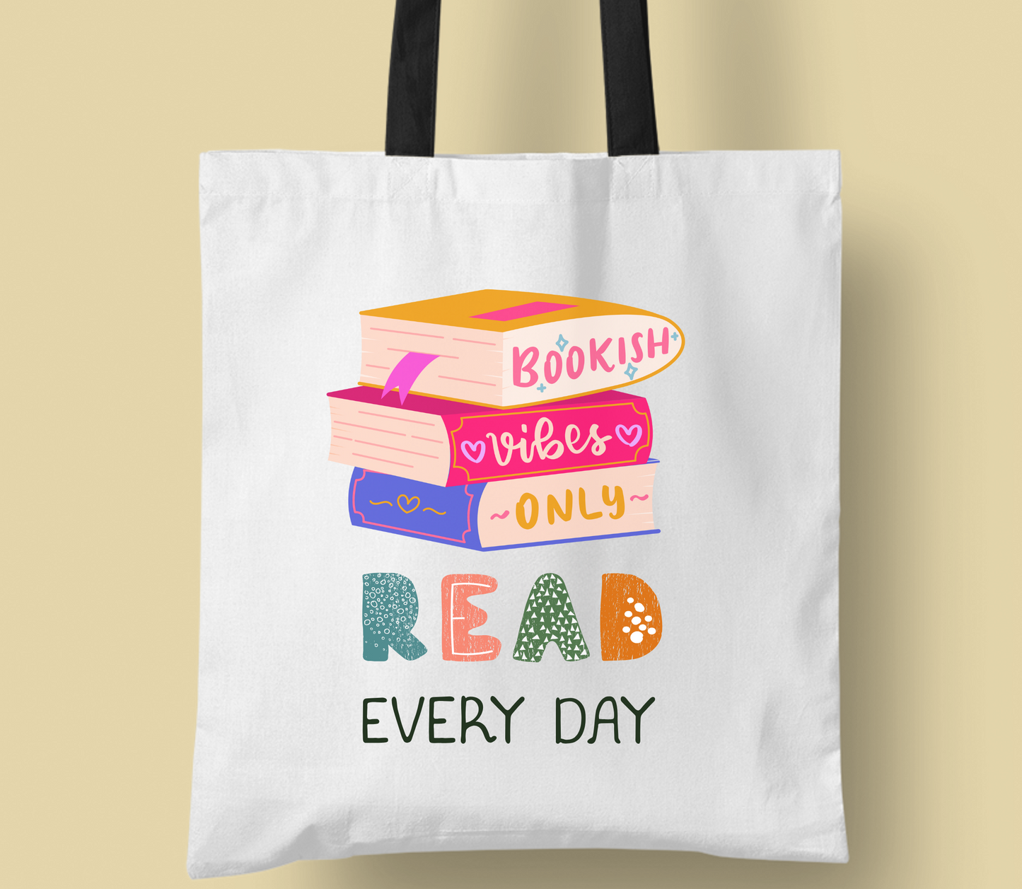 Personalised book club collection tote bag, casual tote your own tote, shopping bag, Gregory bag