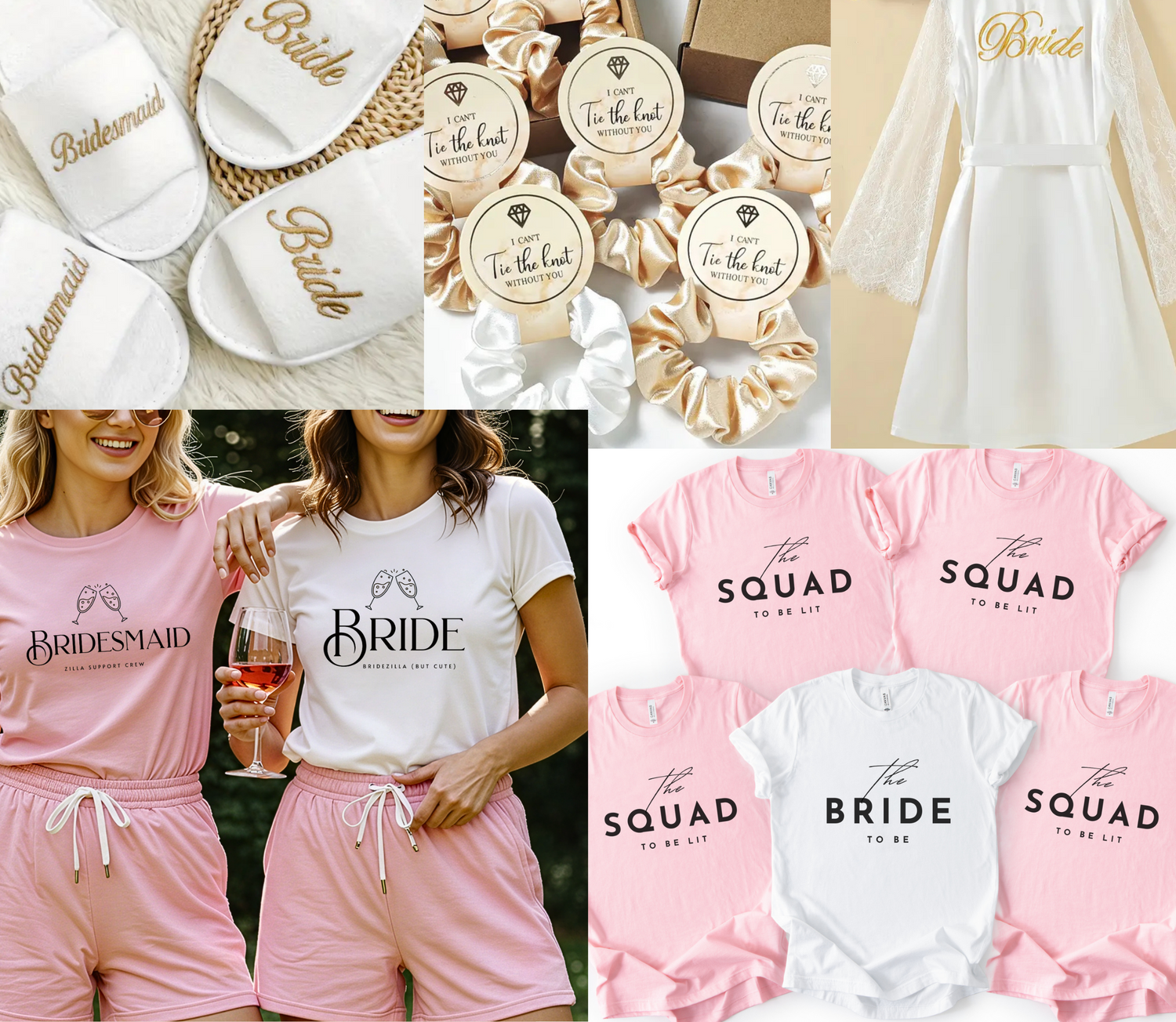 Bride and Bridesmaid