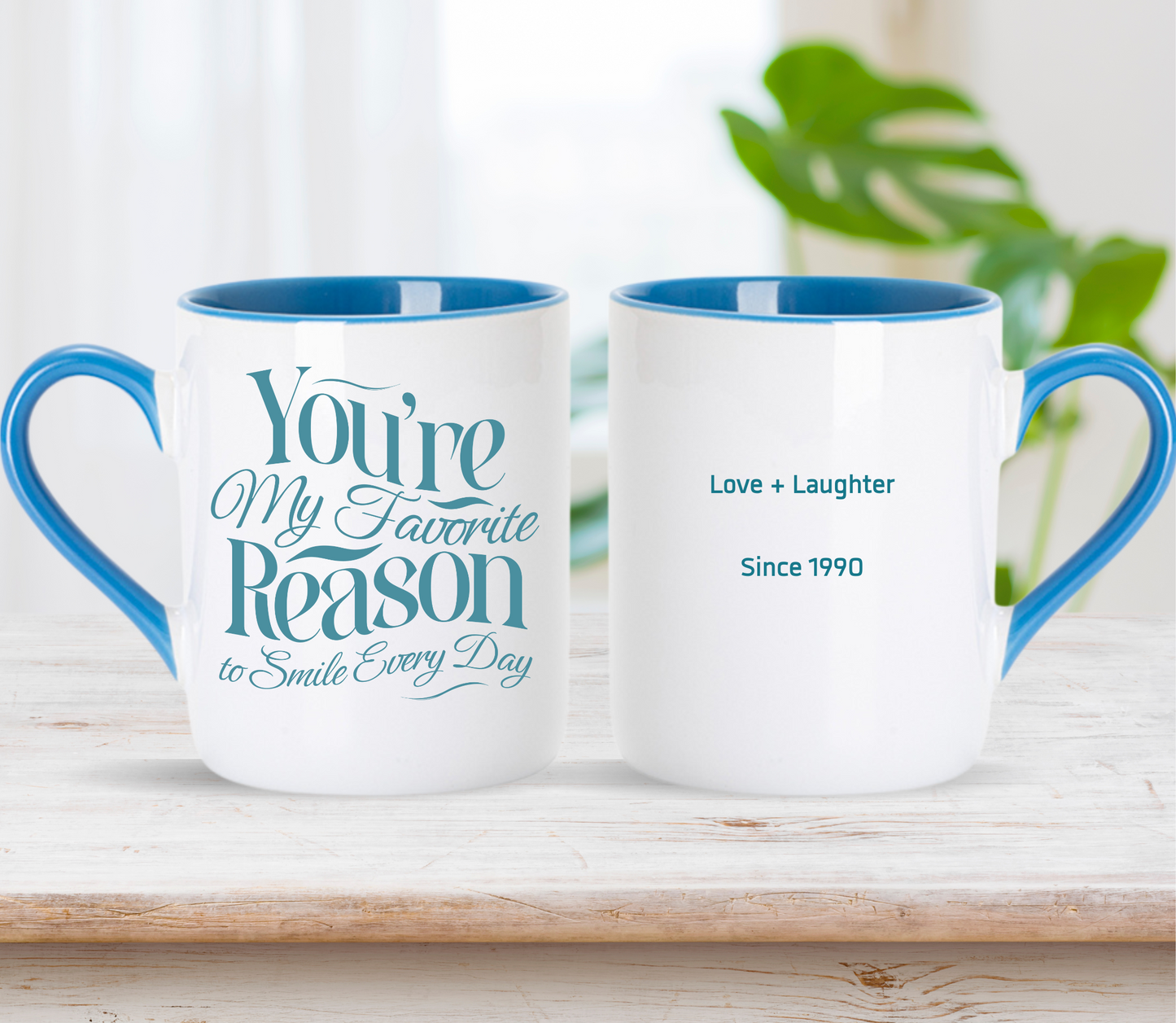 Personalised Couple Anniversary Mug