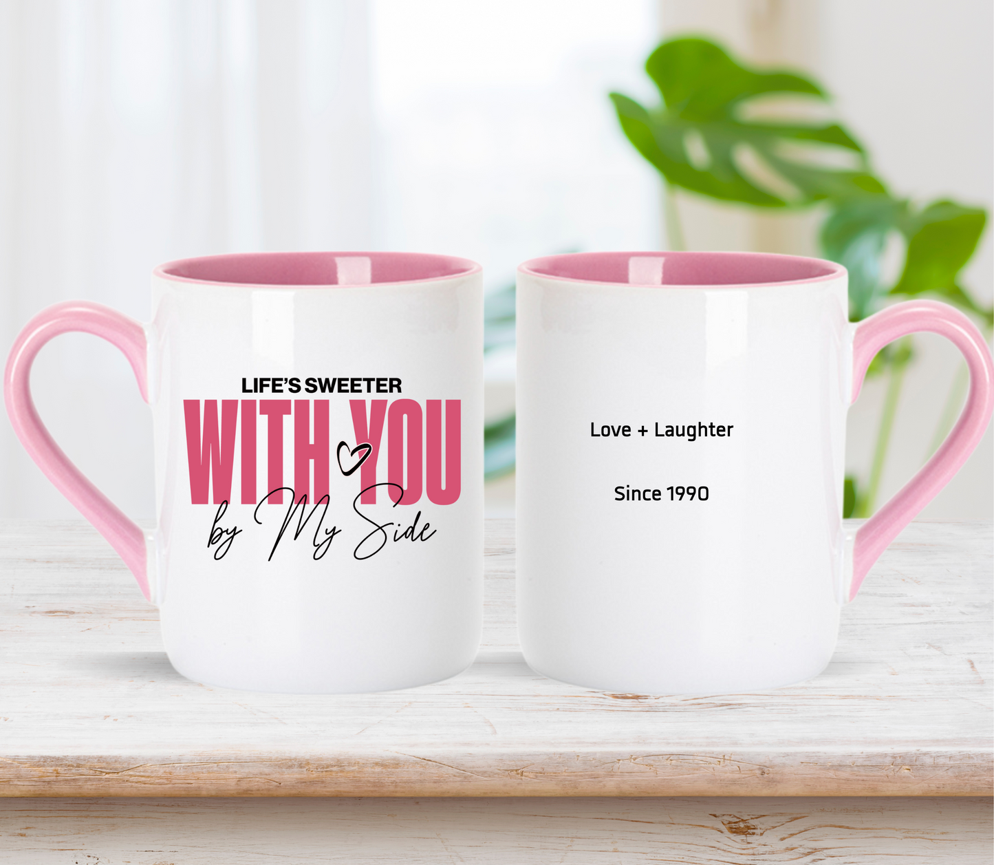 Personalised Couple Anniversary Mug