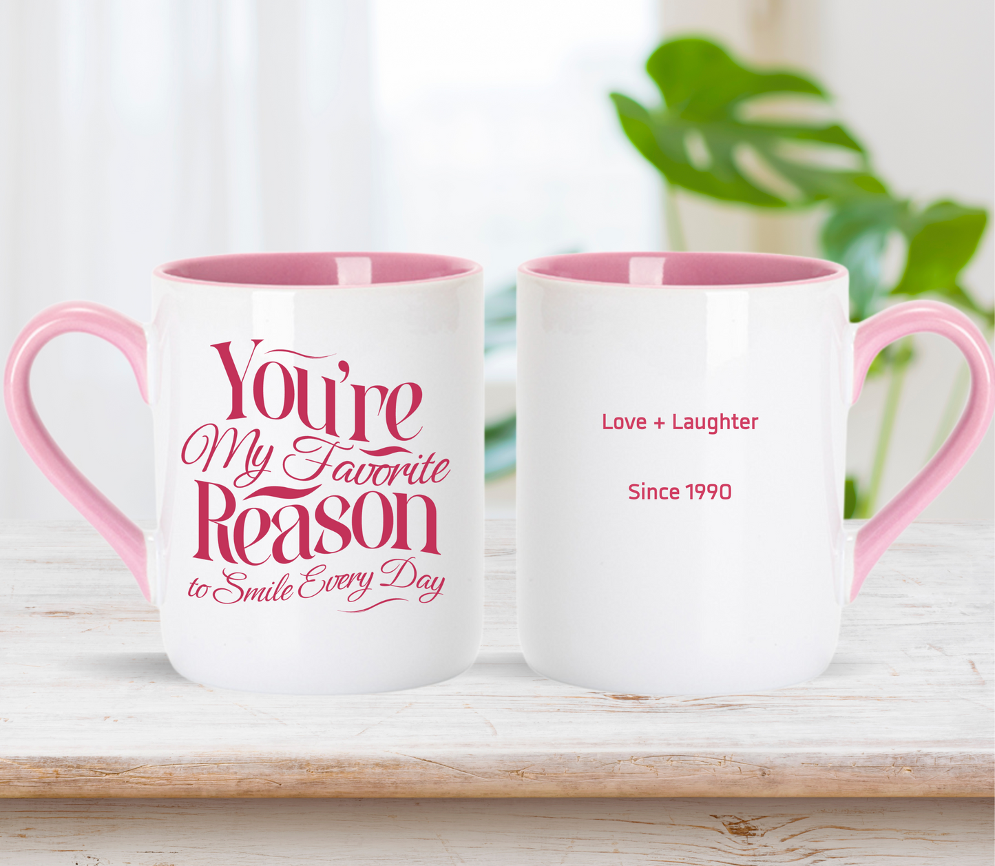 Personalised Couple Anniversary Mug