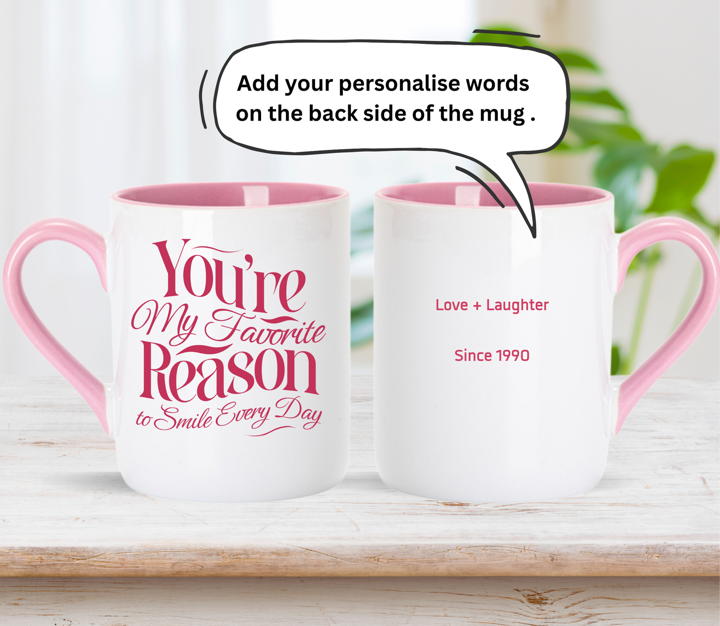 Personalised Couple Anniversary Mug