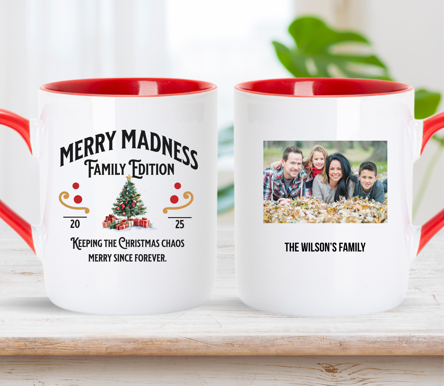 Personalised Christmas mug