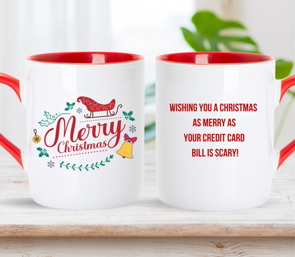 Personalised Christmas mug