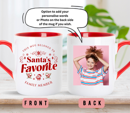 Personalised Christmas mug