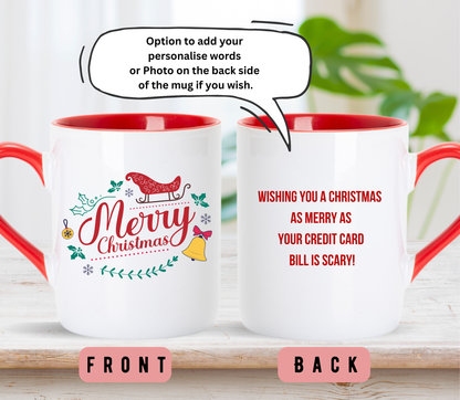 Personalised Christmas mug