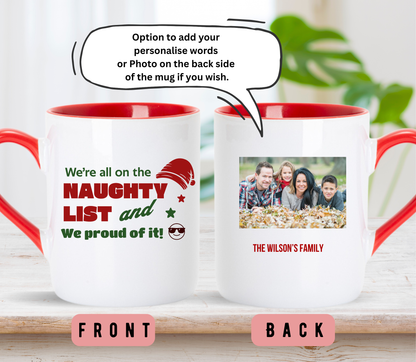 Personalised Christmas mug