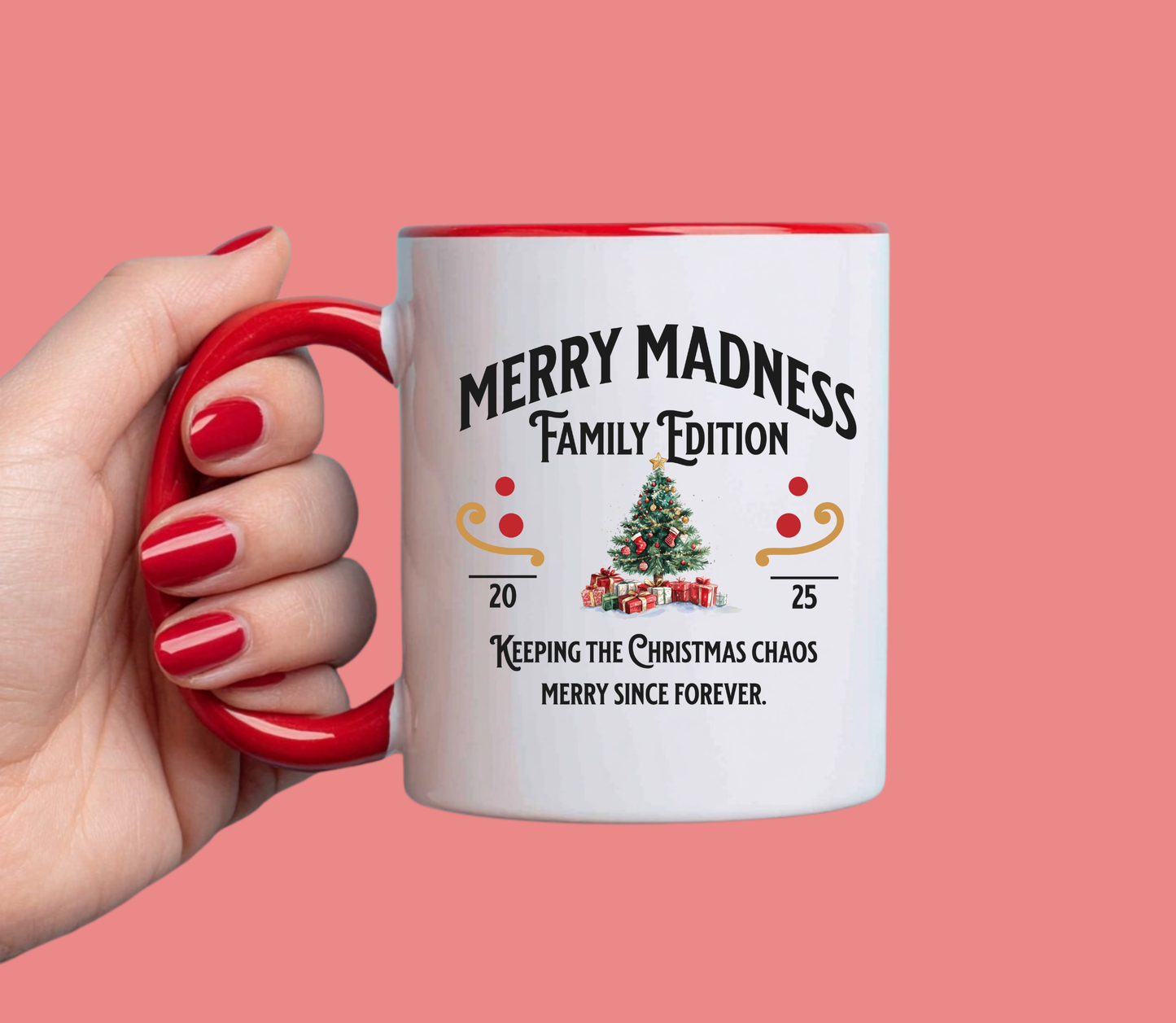 Personalised Christmas mug
