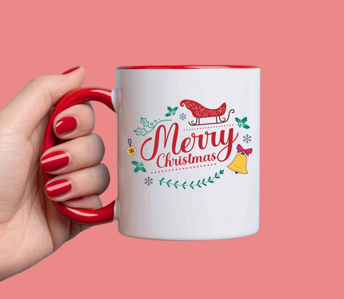 Personalised Christmas mug