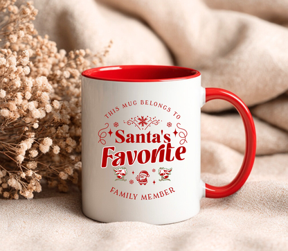 Personalised Christmas mug
