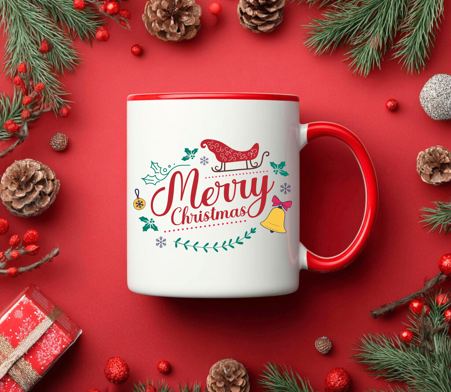 Personalised Christmas mug