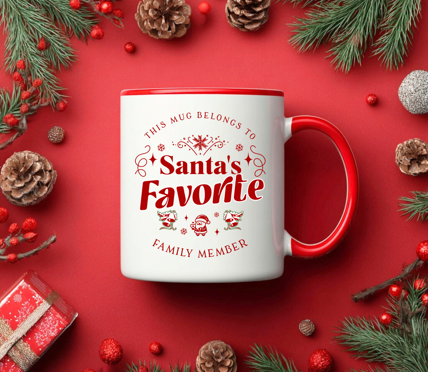 Personalised Christmas mug