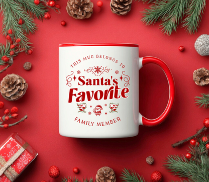Personalised Christmas mug