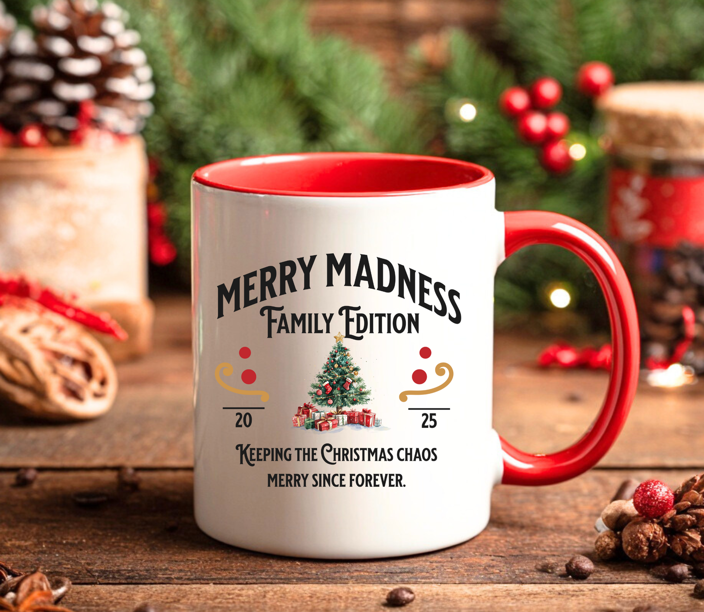 Personalised Christmas mug