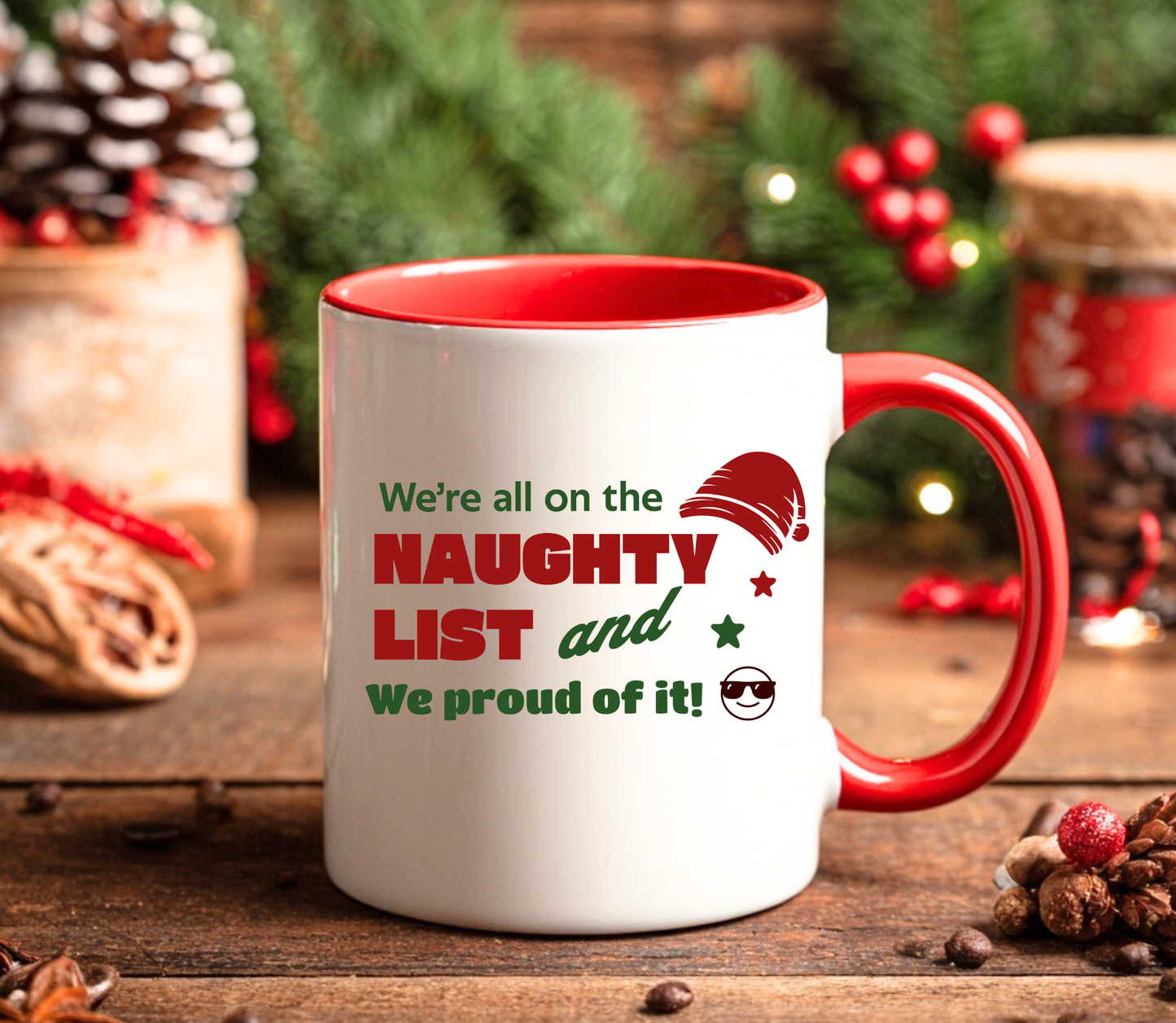 Personalised Christmas mug