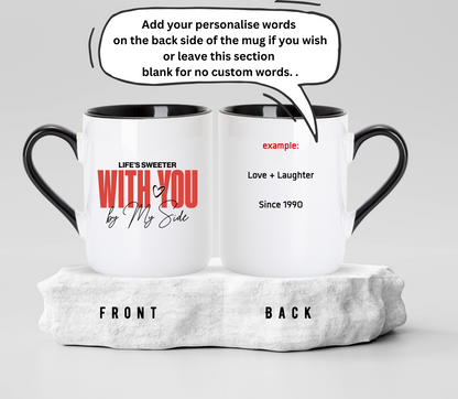 Personalised Couple Anniversary Mug