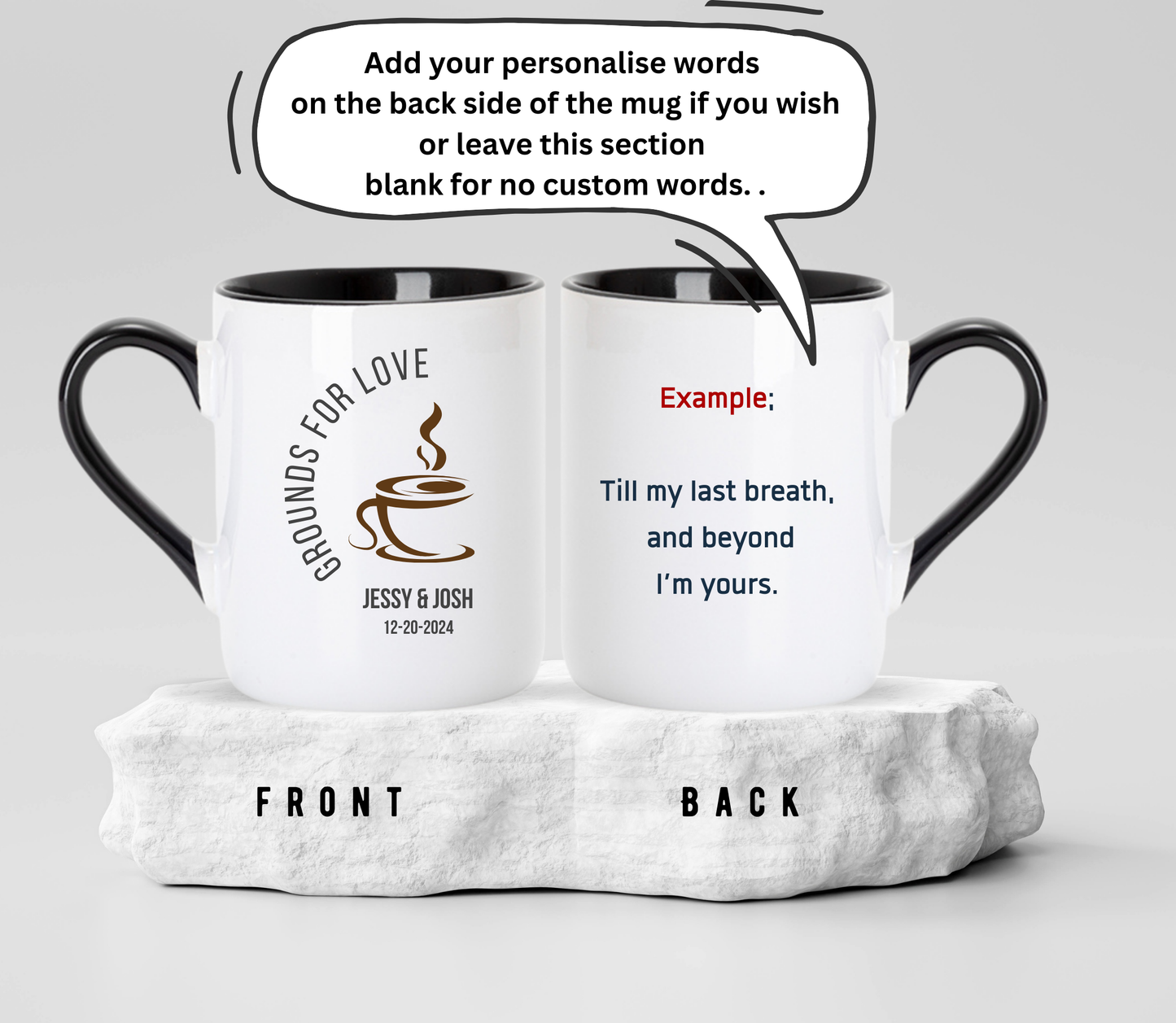 Personalised Couple Anniversary mug