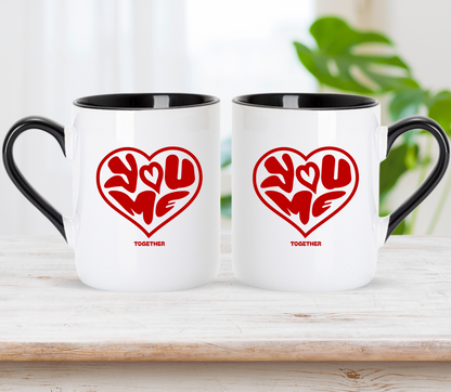 Personalised couple Matching Mug