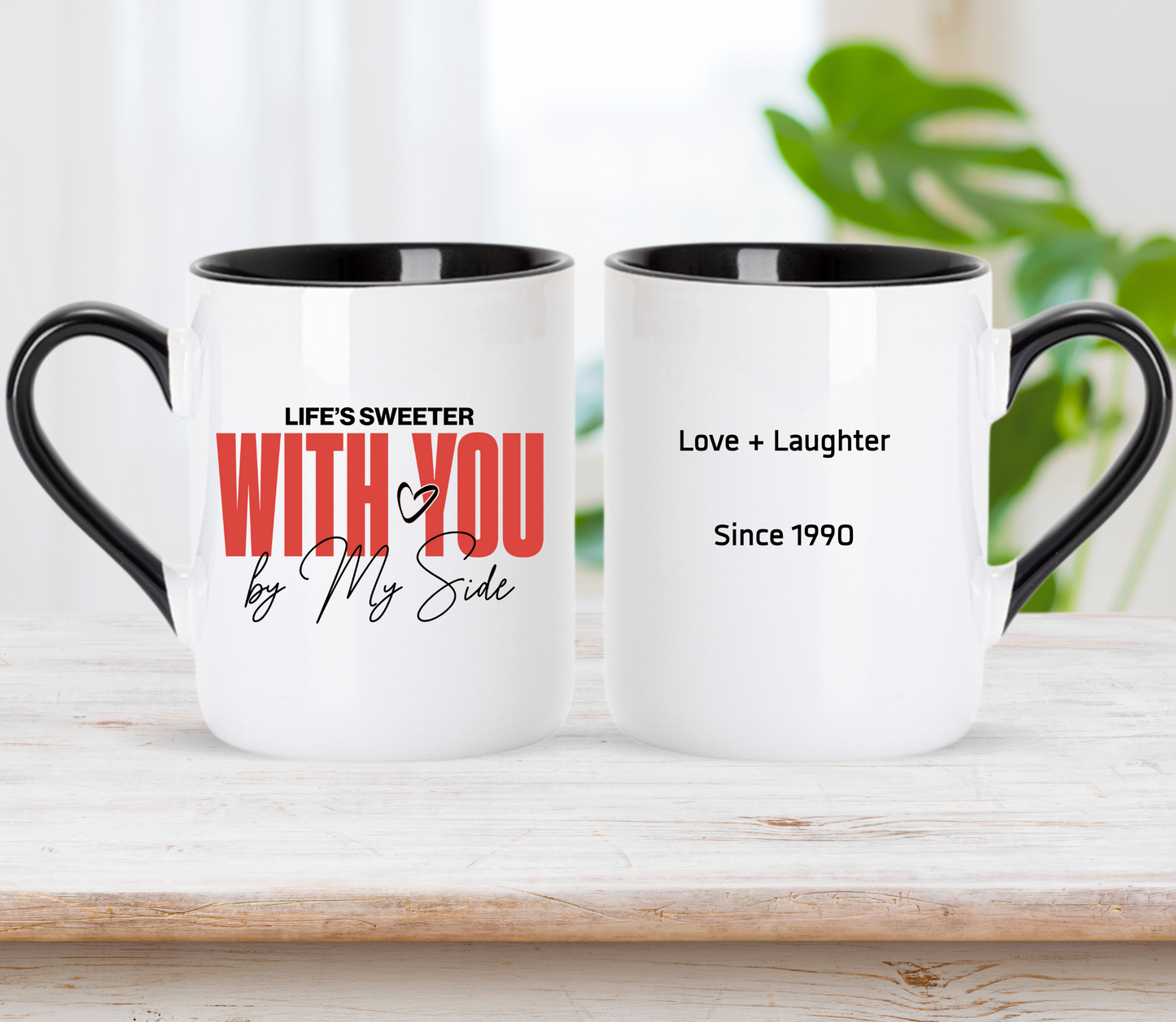 Personalised Couple Anniversary Mug