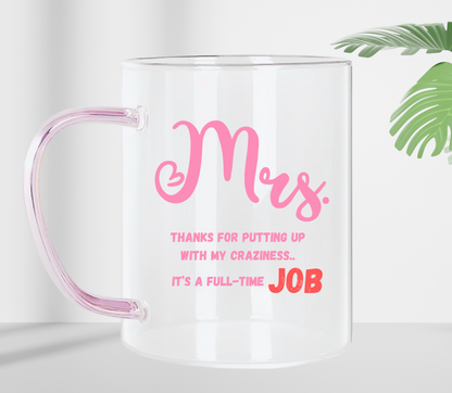 Set  Mr. and Mrs. drinking glass, Matching couple drinking glass, lovely gift for couple