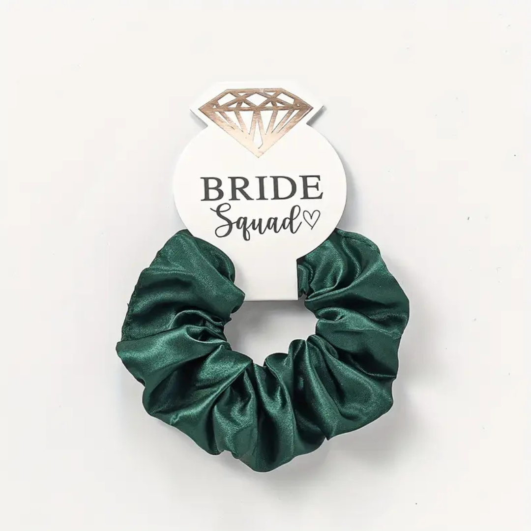 7pcs Wedding Season Soft Elastic Hair Ring, wedding Party Gift Bridesmaid Gift Bride Wedding Party