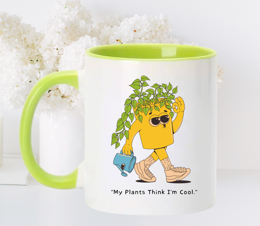 Personalised mug for " plants lover"
