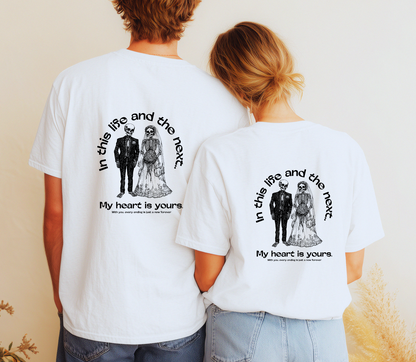 Personalised Couple Anniversary matching Tshirt