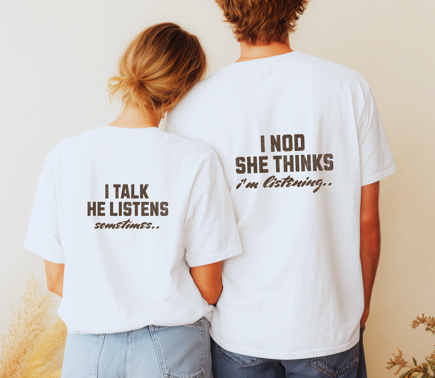 Personalised Couple matching Tshirt