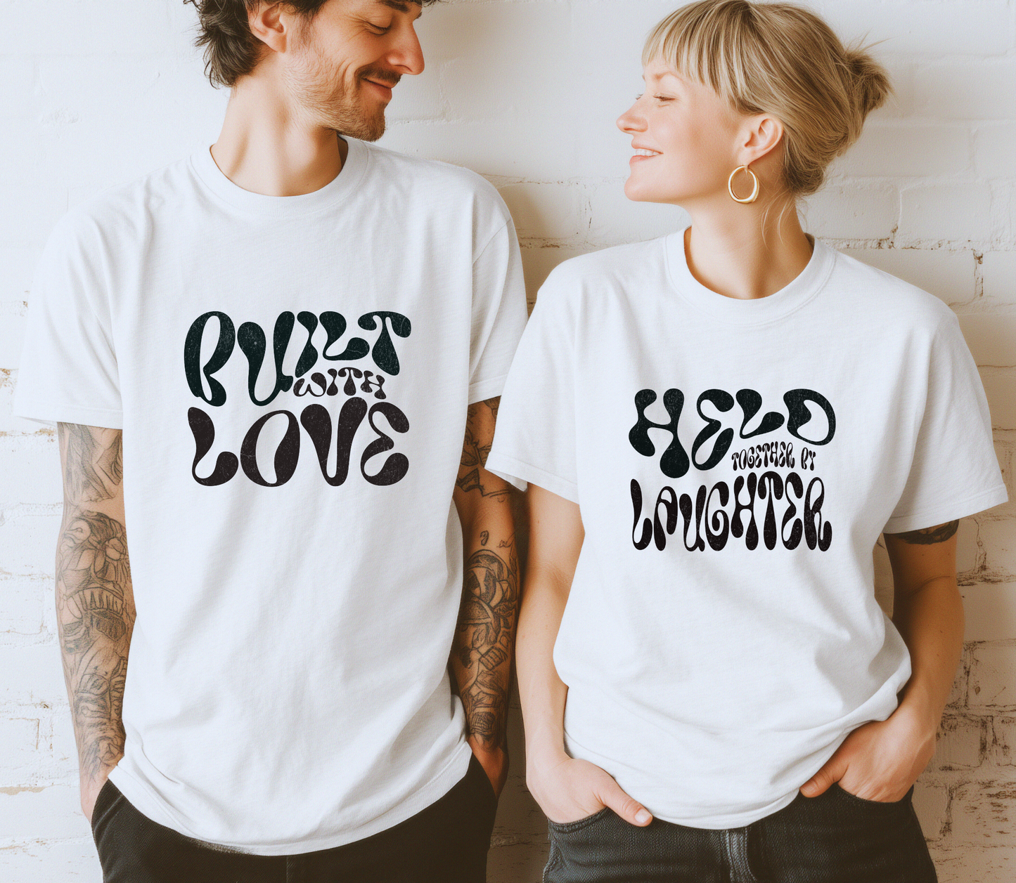 Personalised Couple matching Tshirt